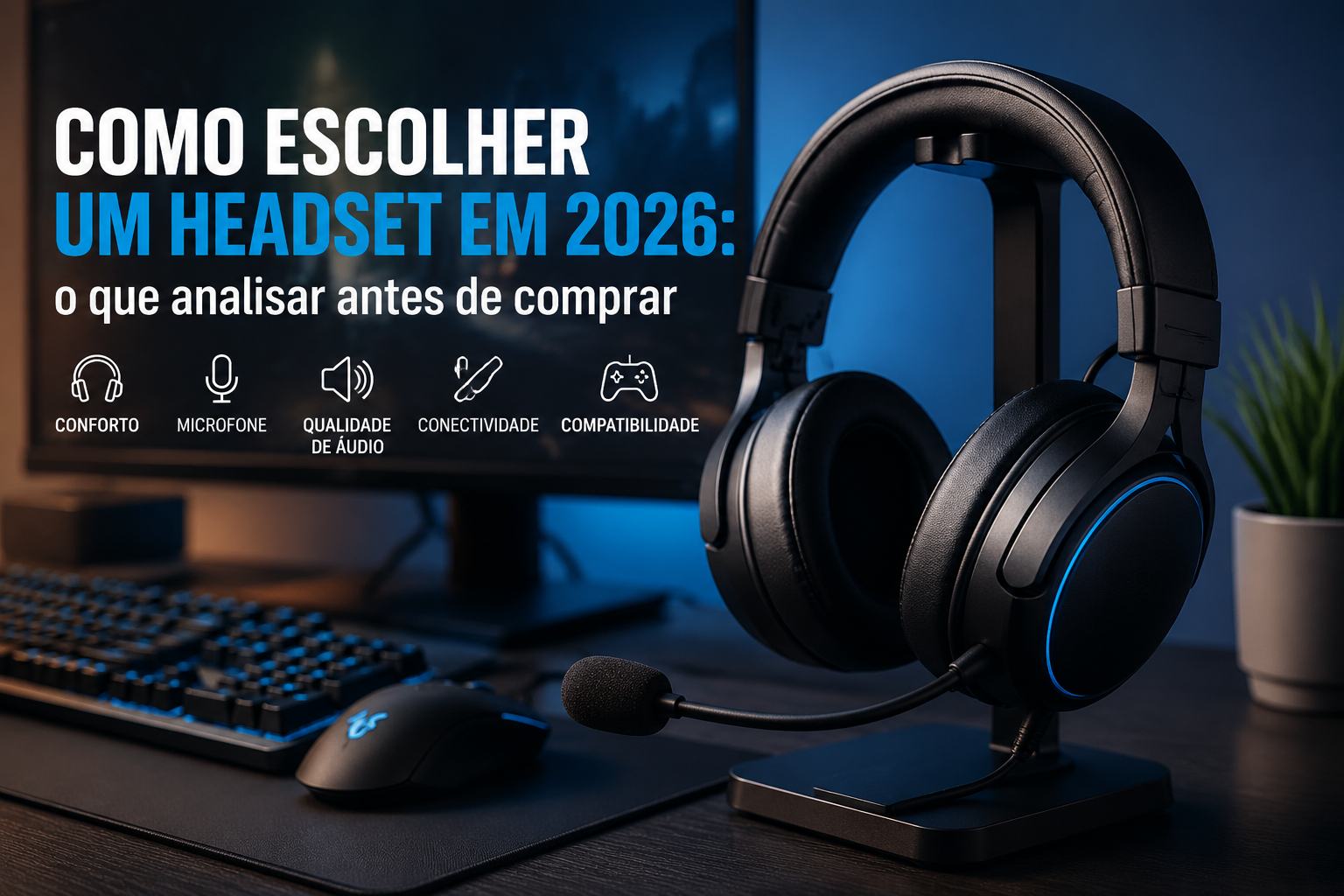 Como escolher um headset em 2026