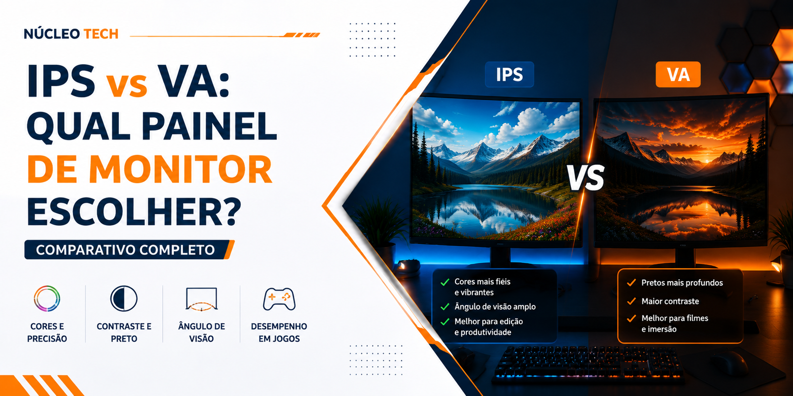 IPS vs VA - qual painel de monitor escolher