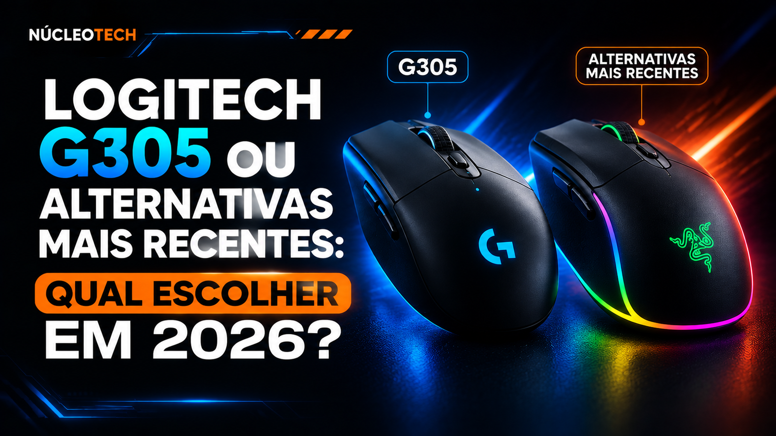 Logitech G305 ou alternativas mais recentes: qual escolher em 2026?