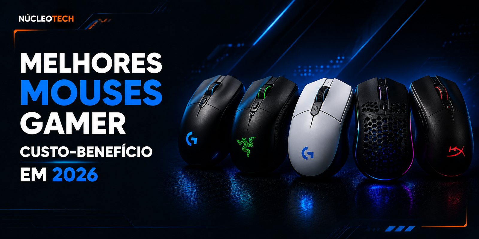 Melhores mouses gamer custo-benefício em 2026