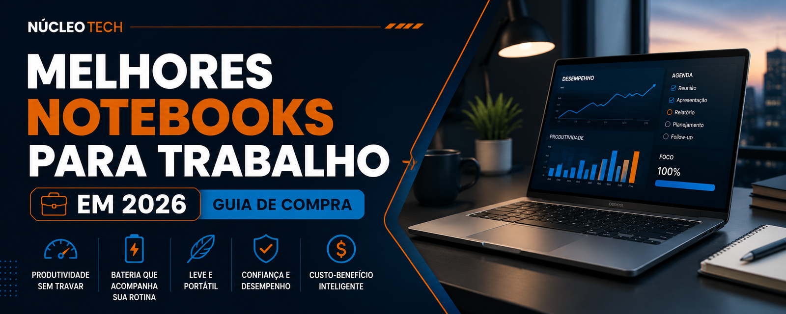 Melhores notebooks para trabalho em 2026